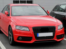 Pair Front Bumper Fog Light Grille Covers For Audi A4 S-Line / S4 2009-2012