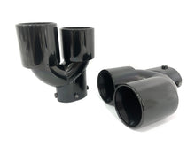 Black Exhaust Tips Muffler Tail Pipe fit for BMW G23 M440i G20 M340i G42 M240i 2020-2024