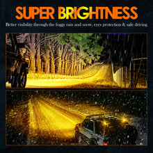 2x 3" LED Work Light Bar Cube Flood Pods Driving Fog Reverse 3000K Pods ATV 4WD