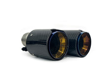 62mm Inlet Carbon Fiber Exhaust Tips Tailpipe Universal
