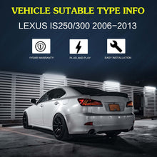 LED Red Taillights For Lexus IS250/300 2006-2013 Sequential & Start-up Set