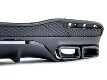 GLS63 Style Rear Diffuser w/ Black Exhaust Tips for Mercedes GLS X166 LCI 2016-2018