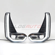 For 2020-2024 Toyota Hilux Revo LED DRL Daytime Running Light Fog Lamp Chrome W/ Turn