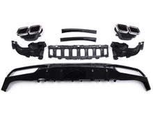 C63 AMG Style Rear Diffuser + Chrome Tips For Mercedes C205/A205 Coupe Convertible AMG 2015-2021