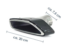 MP Style Carbon Fiber Exhaust Tips Pipes for BMW G30 5 Series 2017-2023