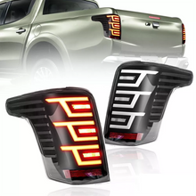 air LED Smoked Rear Tail Light Lamps for Mitsubishi Triton MQ 2015-2018