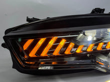 LED Sequential Headlight Front DRL Lamp Assembly for Audi A7 C7 RS7 2012-2015 w/o AFS