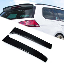 Glossy Black Rear Window Side Wings for Volkswagen Golf MK7.5 Wagon