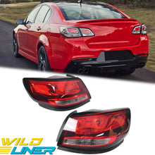 L+R LED Tail Lights w/ Black Trim For Holden Commodore VF S2 2015-2017 - Sedan Only