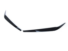 Gloss Black Headlight Eyelid Cover Eyebrow For BMW 5-Series G30 530I 540I M550I 2017-2023