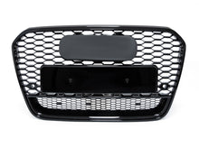 Glossy Black Front Mesh Grille Grill For Audi A6 S6 C7 2012-2015 fg66