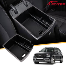 Car Center Armrest Storage Box Organizer Tray For 2019-2025 Hyundai Venue