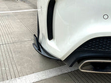 Black Rear Bumper Splitter Side Canards for Mercedes CLA C117 C200 C250 2013-2019