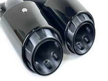 Black Sport Exhaust Muffler Tips fir for Porsche 718 Boxster 982 Cayman 2017-2024