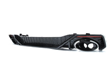 For 2019-2024 Audi C8 A7 S-line Gloss Black Rear Diffuser RS7 Style w/ Exhaust Tips Replacement