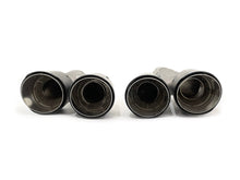 Matte Carbon Fiber Quad Exhaust Tips Replace for BMW G20 M340i 2019-2022