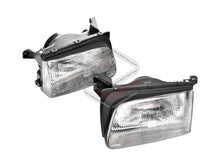 Set Pair LH+RH Head Light Lamp Flush/Lined Lens For Holden Rodeo TF Ute 1998-2003