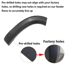 6pcs Front&Rear Matte Black Fender Flares Guard Wheel Arch for Mitsubishi Triton MQ MR 2019-2023 Double Cab