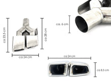 AMG Quad Exhaust Tips Tialpipe for Mercedes E63 C63 CL63 CLS63 ML63 GL63