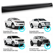 Tailgate Cover Spoiler Rail Protector Trim For Ford Ranger Raptor 2018-2022 PX3