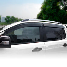 Weathershields Window Visors For Ford Ranger 2012-2022 Dual Cab PX PX2 PX3 Black