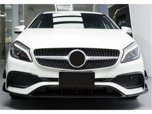 7pcs Front Bumper Lip Splitters Side Vents for Mercedes W176 AMG Pack 2016-2018 di24