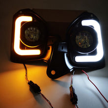 LED DRL Daytime Running Light Fog Lamps Turn Signal For Toyota Hiace 2014-2018