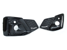 Left+Right Fog Light Grille Covers Bezels Fit Audi A5 S5 B9 2020-2024