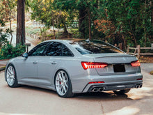 RS6 Style Rear Diffuser W/ Black Exhaust Tips For Audi A6 C8 S-Line 2019-2024