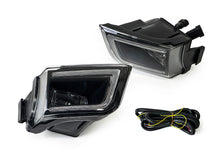 LED DRL For 2003-2005 Toyota 4Runner LED Fog Lights Front Bumper Lamps w/ Turn Signal