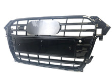 S4 Style Gloss Black Front Bumper Grille For Audi A4 S4 B8.5 2013–2016