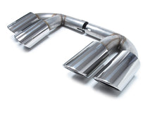 Exhaust Muffler Tips Brushed/Black/Silver For Porsche Cayenne 9Y0 9Y3 Petrol 2019-2024