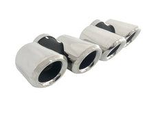 Stainless Chrome Muffler Tips Fit Land Rover Defender L663 90/110 P300 P400 Petrol