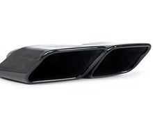 Black Stainless Steel Square Exhaust Tips for Audi Q7 3.0L V6 2016–2019 ( Gas Only)