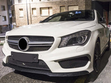 Matte Black Front Bumper Splitters Side Canards for Mercedes CLA C117 AMG Pack 2013-2016 pz17