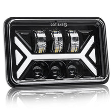 4pcs 4x6'' LED Headlights w/Adapters For Toyota Landcruiser 61 62 80 Series