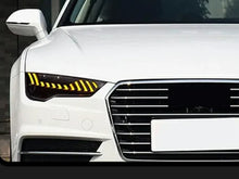 LED Sequential Headlight Front DRL Lamp Assembly for Audi A7 C7 RS7 2012-2015 w/o AFS