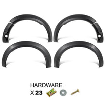6pcs Matt Black Fender Flares Guard w/ Sensors Cutout for Ford Ranger PY NEW-GEN Wildtrak 2022-2025