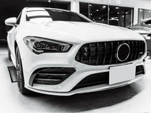 All Black Gt Front Grill for Mercedes CLA C118 CLA180 CLA200 CLA250 CLA35 2020-2023 fg142