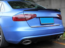 Black Rear Diffuser + Chrome Exhaust Tips for Audi A4 B8.5 Non-Sline 2013-2016 di199