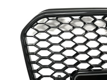 RS5 Style Badgeless Gloss Black Honeycomb Front Grille For Audi A5 S5 B8.5 2013–2016