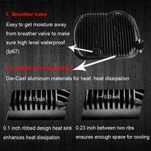 Pair 7x6'' 5x7'' LED Headlights Hi/Lo Sealed Beam H4 for 1983-2004 Toyota Hilux