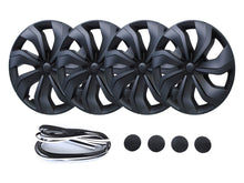 19" 4PCS Matte black Hubcaps Caps Rim Wheel Cover For Tesla Model Y 2020-2023