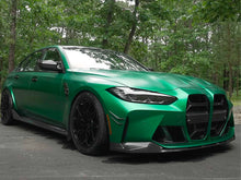 For 2021-2025 BMW M3 G80 M4 G82 G83 CSL Style Carbon Look Front Nose Grille w/ ACC