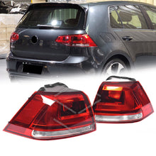 Pair LH+RH Tail Light Lamp Tint NO LED For VW Volkswagen Golf MK7 Hatch 2013-2017 (103TDI, 110TDI, GTI)