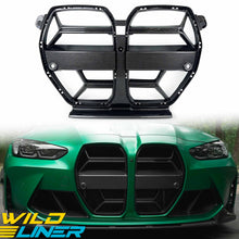 For 2021-2025 BMW M3 G80 M4 G82 G83 CSL Style Carbon Look Front Nose Grille w/ ACC