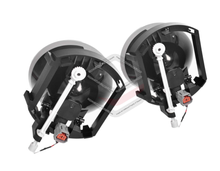 Lower Mesh Bar Grille & LED Halo Fog Lights Kit For Ford Falcon BA XR6 XR8 2002–2005 Sedan
