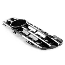 3 Fin Front Bumper Grille Chrome/Black For Mercedes Benz ML Class W164 2005-2008