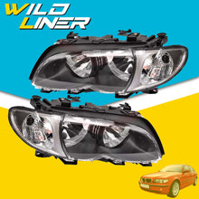 L+R Head Light Non Xenon + Corner Light Clear For BMW 3 Series E46 Sedan 2001-2005