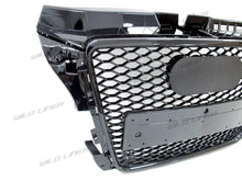 RS3 Style Front Grille for Audi A3 8P 2009-2013 – Gloss Black Honeycomb